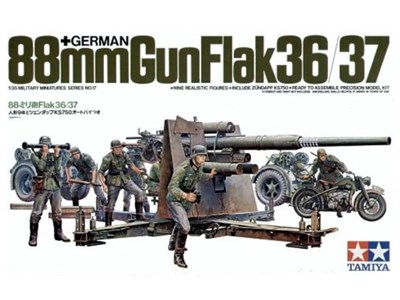 35017  техника и вооружение  88мм Gun Flak 36/37 (1:35) 4950344995387