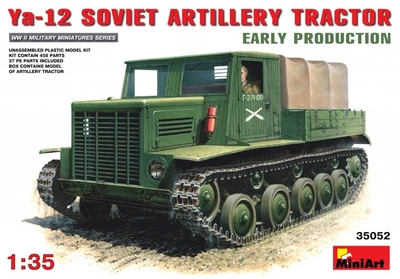 35052  техника и вооружение  Ya-12 SOVIET ARTILLERY TRACTOR Early Production  (1:35) 4820041102428