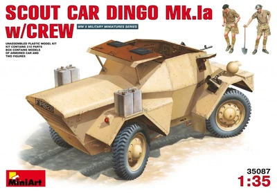 35087  техника и вооружение  SCOUT CAR DINGO Mk.1a w/CREW  (1:35) 2000002106791