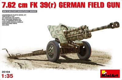 35104  техника и вооружение  7.62cm FK 39(r) GERMAN FIELD GUN  (1:35) 4820183310286