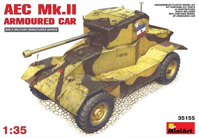 35155  техника и вооружение  AEC Mk.II ARMOURED CAR  (1:35) 2000002073550
