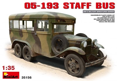 35156  техника и вооружение  05-193 STAFF BUS  (1:35) 4820183310118