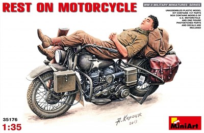 35176  техника и вооружение  REST ON MOTORCYCLE  (1:35) 2000002062868