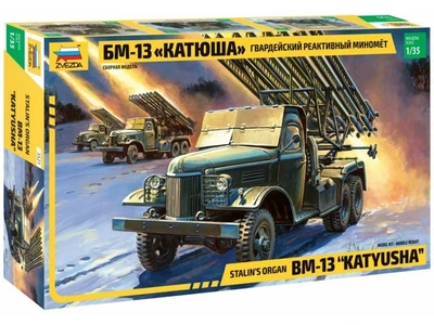 3521  техника и вооружение  БМ-13 "Катюша" (1:35) 4600327035219