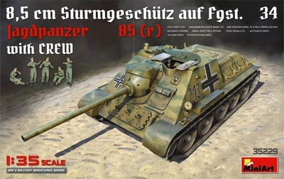 35229  техника и вооружение  САУ  Jagdpanzer 85 (R) w/CREW  (1:35) 2000002062356