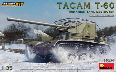 35230  техника и вооружение  TACAM T-60 ROMANIAN TANK DESTROYER. INTERIOR KIT  (1:35) 4820183312426