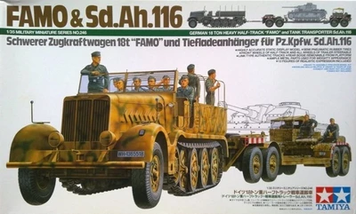 35246  Техника и вооружение  Sd.Kfz.9 FAMO с прицепом Sd.Ah.116 (1:35) 4950344992409
