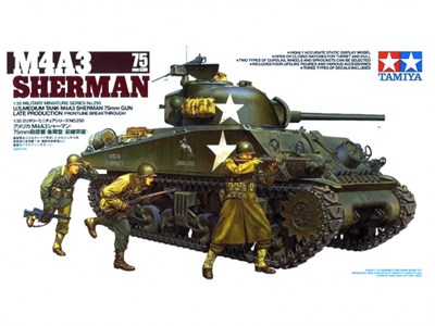 35250  техника и вооружение  M4A3 Sherman с пушкой 75 мм (1:35) 4950344992782