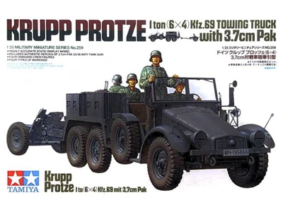 35259  техника и вооружение  Protze Kfz.69 с 37 мм пушкой PAK-36 (1:35) 4950344993055