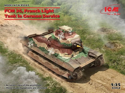 35337  техника и вооружение  FCM 36 French Light Tank in German Service  (1:35) 4823044407989