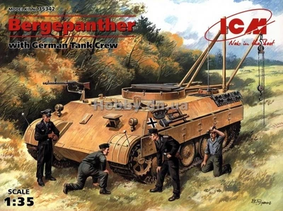 35342  техника и вооружение  Bergepanther с немецким танковым экипажем (1:35) 2000000002972