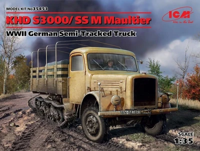 35453  техника и вооружение  Германский грузовик KHD S3000/SS M Maultier  (1:35) 2000000084534
