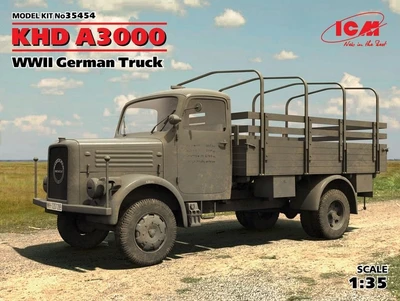 35454  техника и вооружение  Германский грузовик KHD A3000 WWII German Truck  (1:35) 2000000088099