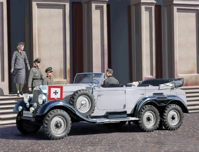 35531  техника и вооружение  Mercedes-Benz G4 с пассажирами (1:35) 2000000025476