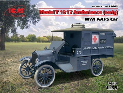 35665  техника и вооружение  Model T 1917 Ambulance (early) WWI AAFS Car   (1:35) 2000000097732