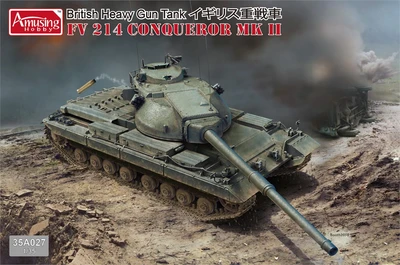35A027  техника и вооружение  British Heavy Gun Tank FV 214 Conqueror MK II  (1:35) 6954248835273