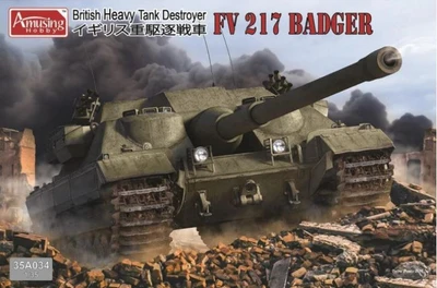 35A034  техника и вооружение  FV 217 Badger British Heavy tank Destroyer   (1:35) 6954248835341
