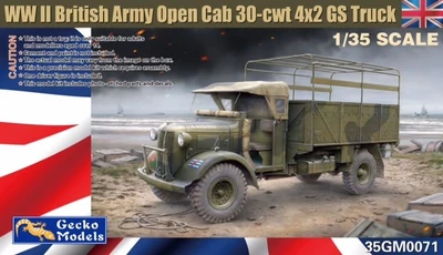 35GM0071  техника и вооружение  WW II British Army Open Cab 30-cwt 4x2 GS Truck  (1:35) 4892667350712