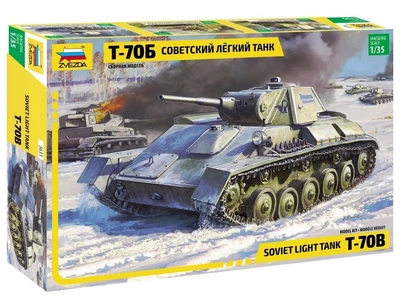 3631  техника и вооружение  Т-70Б Советский лёгкий танк  (1:35) 4600327036315