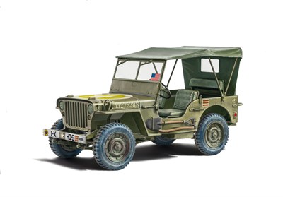 3635  техника и вооружение  Willys Jeep MB  (1:24) 8001283036351