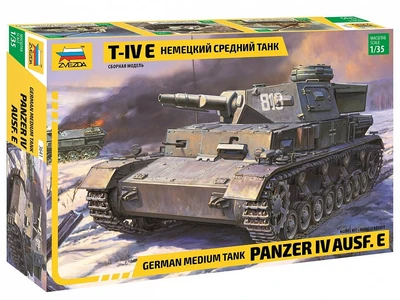 3641  техника и вооружение  Немецкий танк Т-IV E  (1:35) 4600327036414