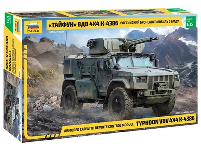 3648  техника и вооружение  Бронеавтомобиль К-4386 Тайфун-ВДВ 4х4  (1:35) 4600327036483