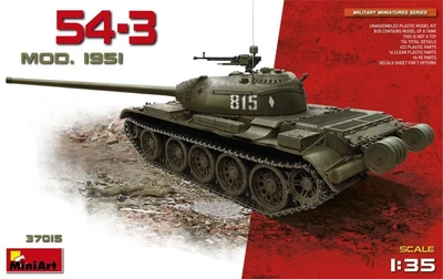 37015  техника и вооружение  Танк-54-3  Mod. 1951  (1:35) 2000002099680
