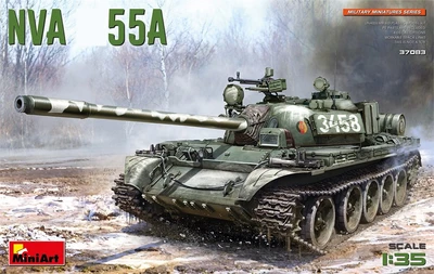 37083  техника и вооружение  NVA Танк-55A  (1:35) 4820183313911