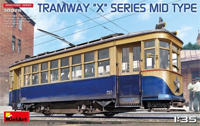 38026  техника и вооружение  TRAMWAY “X” SERIES MID TYPE  (1:35) 4820183313720