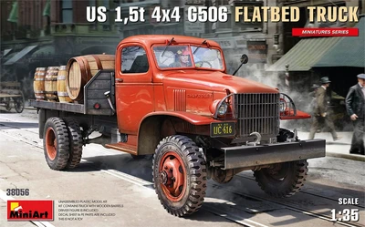 38056  техника и вооружение  US 1,5t 4×4 G506 FLATBED TRUCK  (1:35) 4820183314505