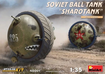 40001  техника и вооружение  SOVIET BALL TANK “Sharotank” INTERIOR KIT  (1:35) 4820183311818