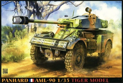 4635  техника и вооружение  Panhard AML-90 Light Armoured Car full-interior  (1:35) 4897061660283