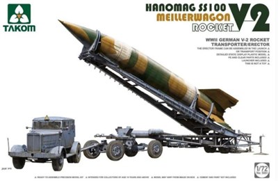 5001  техника и вооружение  V-2 Rocket, Hanomag SS100 & Meillerwagen  (1:72) 4897051421177