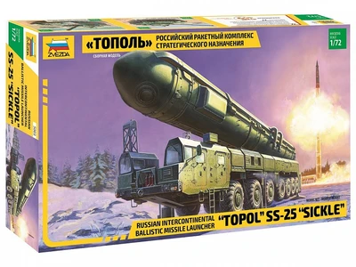 5003  техника и вооружение   Российский РКСН "Тополь" (1:72) 4600327050038