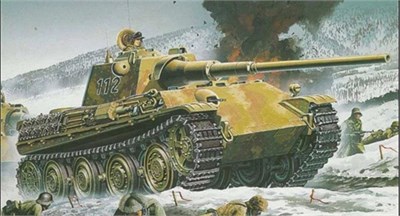 6027  техника и вооружение  Panzerkampfwagen Panther II (1:35) 89195860279