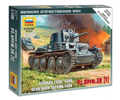 6130  техника и вооружение  Pz.Kpfw.38(t) (1:100) 4600327061300