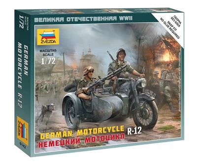 6142  техника и вооружение  BMW R-12 (1:72) 4600327061423