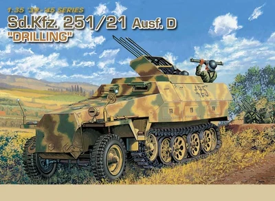 6217  техника и вооружение  Sd.Kfz. 251/21 Ausf. D Drilling  (1:35) 89195862174