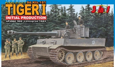 6252  техника и вооружение  Sd.Kfz.181 Tiger I Initial Production s.Pz.Abt.502 Leningrad 1943 (1:35) 89195862525