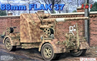 6287  техника и вооружение  88mm Flak 37 (1:35) 89195862877
