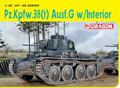 6290  техника и вооружение  Pz.Kpfw.38(t) Ausf.G w/Interior (1:35) 4545782028799