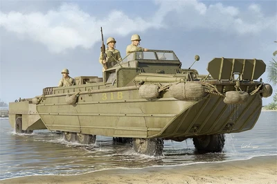 63539  техника и вооружение  GMC DUKW-353 with WTCT-6 Trailer  (1:35) 9580208635392