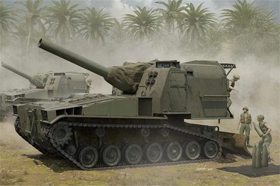 63548  техника и вооружение  M55 203mm Self-Propelled Howitzer  (1:35) 9580208635484