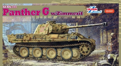 6384  техника и вооружение  Sd.Kfz.171 Panther G w/Zimmerit (1:35) 89195863843