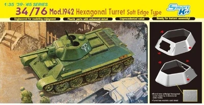 6424  техника и вооружение  Танк 34/76 Mod.1942 Hexagonal Turret Soft Edge Type  (1:35) 89195864246