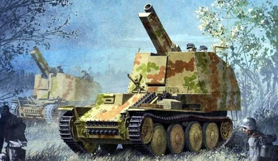 6429  техника и вооружение  САУ Sd.Kfz.138/1 Geschutzwagen 38 M fur s.IG.33/2 (1:35) 89195864291