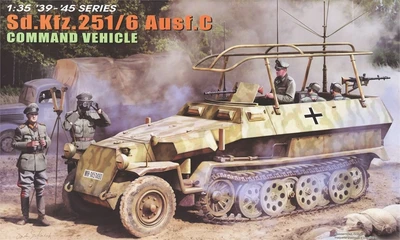 6442  техника и вооружение  Sd.Kfz. 251/6 Ausf. C Command Vehicle  (1:35) 89195864420