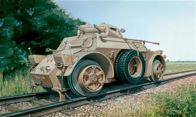 6456  техника и вооружение  AUTOBLINDA AB 40 FERROVIARIA (1:35) 8001283064569
