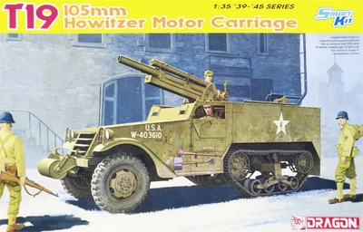 6496  техника и вооружение  САУ Т19 105mm Howitzer Motor Carriage (1:35) 4545782029093