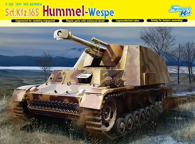 6535  техника и вооружение  САУ Sd.Kfz.165 Hummel-Wespe (1:35) 89195865359